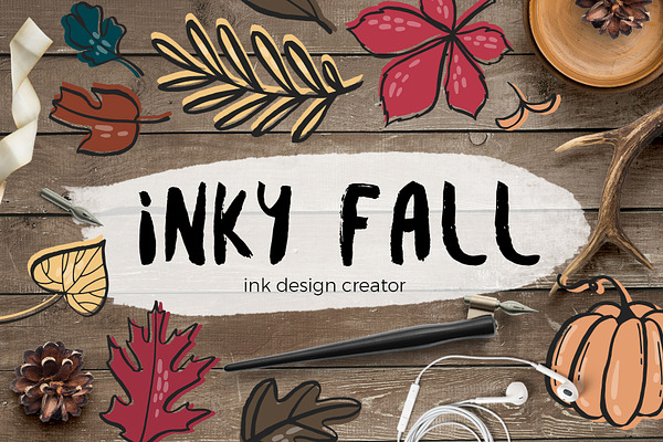 Inky fall - ink design creator
