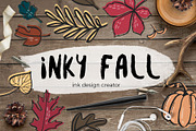 Inky fall - ink design creator