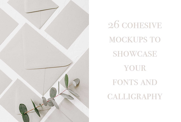 Neutral Wedding Styled Mockups in Print Mockups - product preview 1