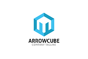 Arrow Cube Logo Template