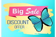 Big Sale Spring Discount Offer Label