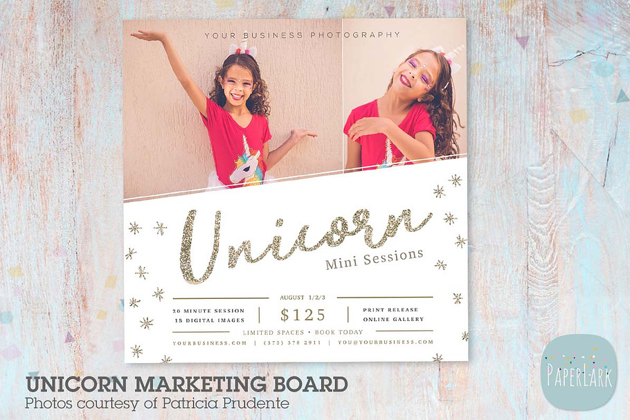 IY004 Unicorn Marketing Board