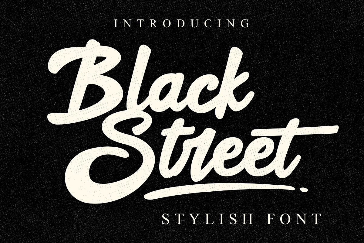 Black Street Font in Display Fonts - product preview 8