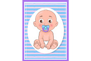 It Boy Poster Newborn Toddler with