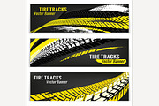 Motorcycle Tire Banners