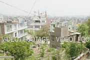 Buildings in asian city Kathmandu