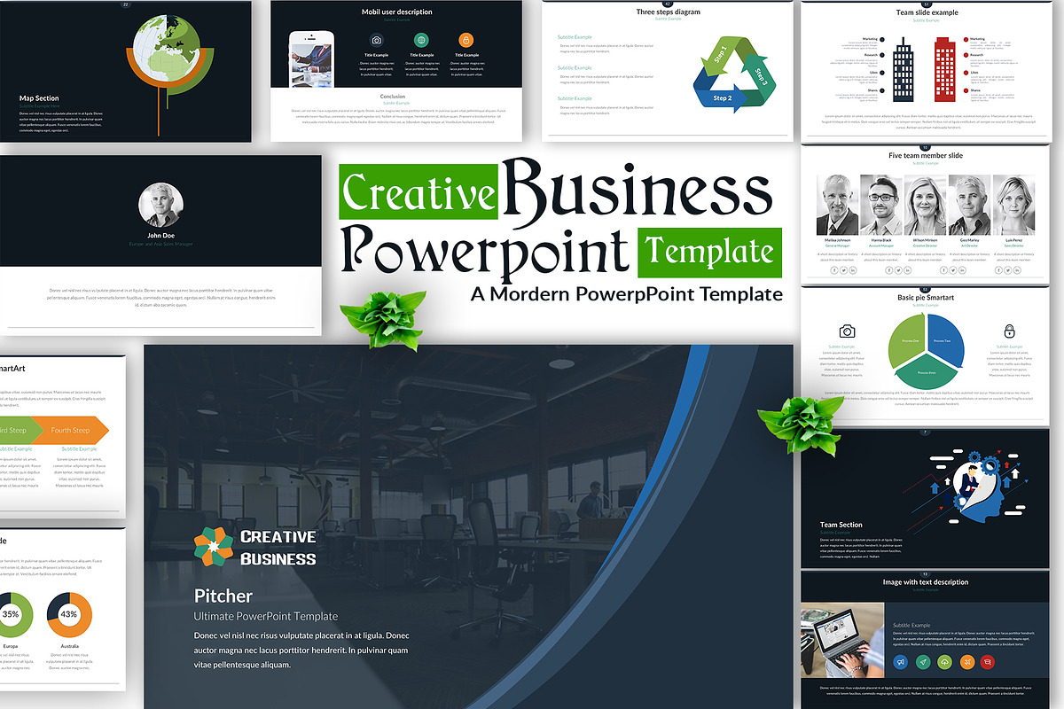 [PPTX] Creative Business Template  in PowerPoint Templates - product preview 8