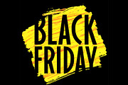 Vector Banner template Black Friday