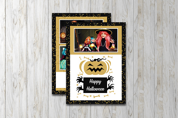 Halloween Greeting Card V850 in Flyer Templates - product preview 1