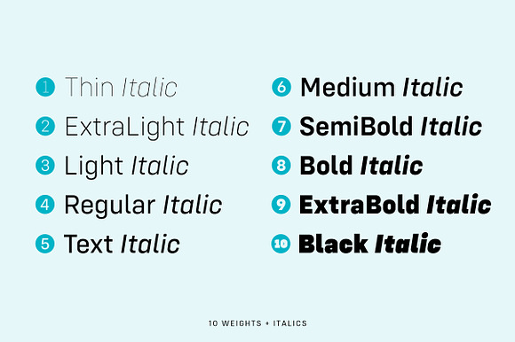 Config Complete Font Family in Professional Fonts - product preview 3