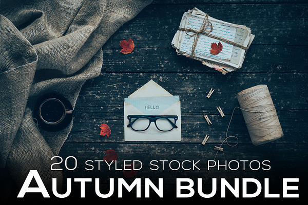 Autumn styled stock photo bundle