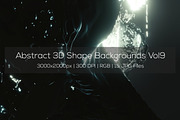 Abstract 3D Shape Backgrounds Vol9