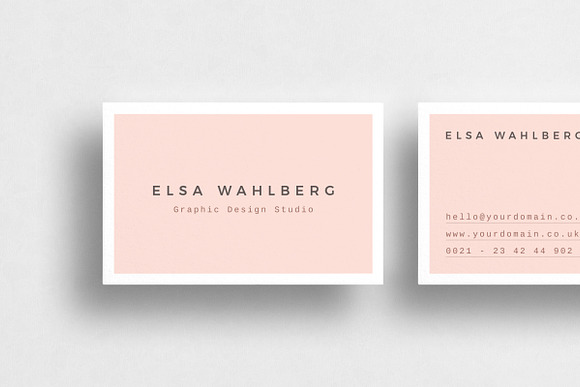 Wahlberg Business Card in Business Card Templates - product preview 1