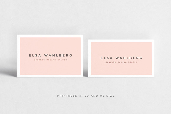 Wahlberg Business Card in Business Card Templates - product preview 2