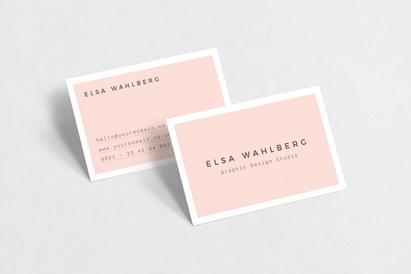 Wahlberg Business Card in Business Card Templates - product preview 3