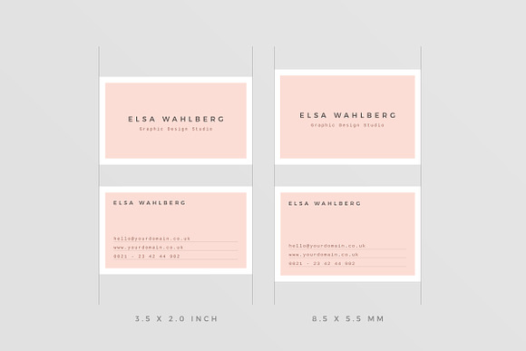 Wahlberg Business Card in Business Card Templates - product preview 4