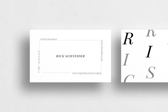 Schneider Business Card in Business Card Templates - product preview 1