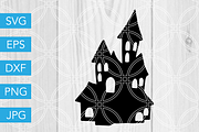 Haunted House Halloween SVG File