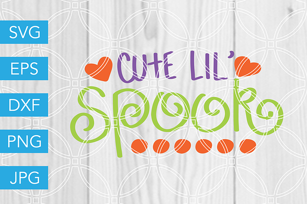 Cute Lil Spook SVG Cut File