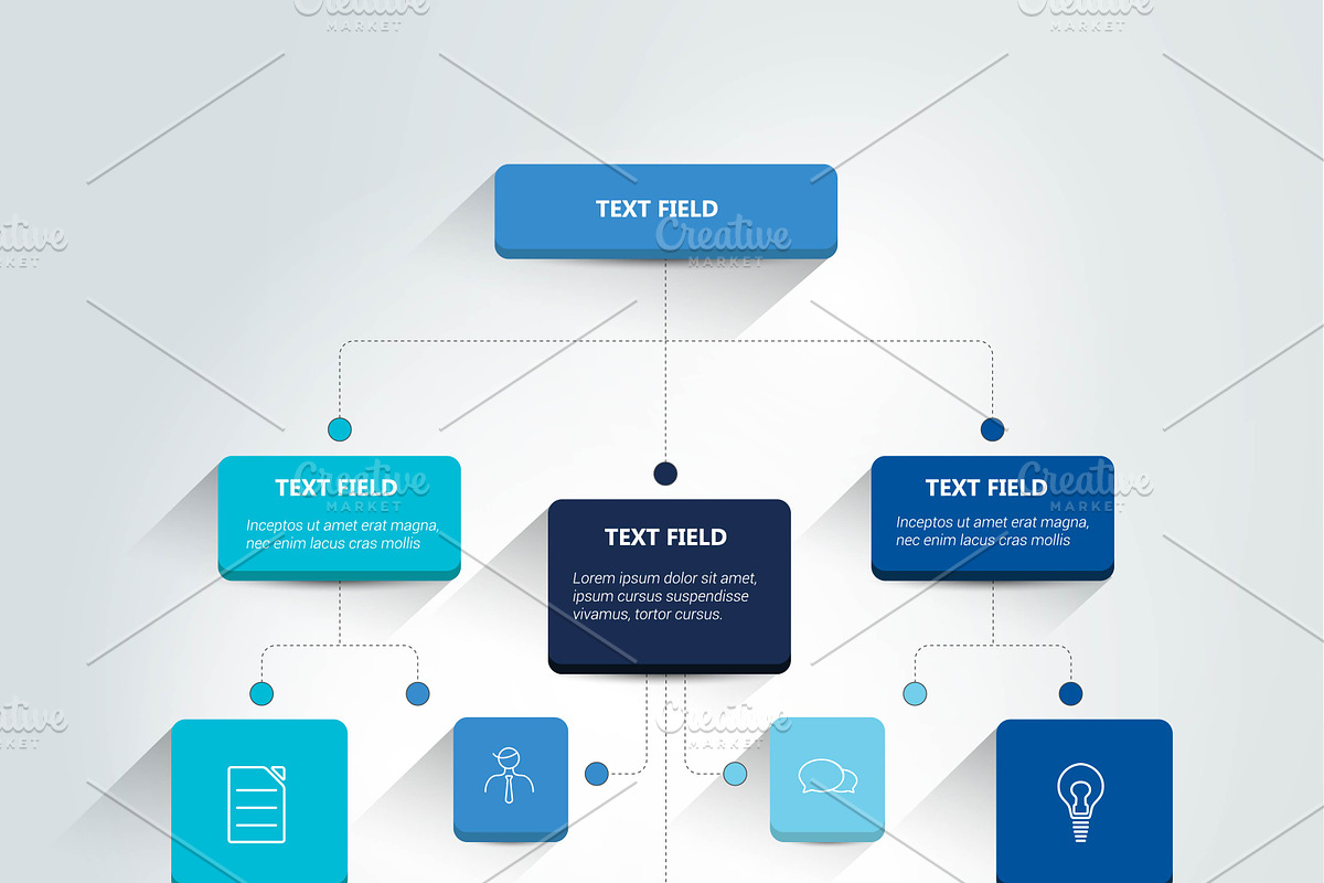 Infographics flowchart. in Illustrations - product preview 8