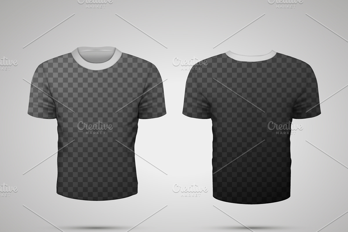 Sport t-shirt with shadows in Objects - product preview 8