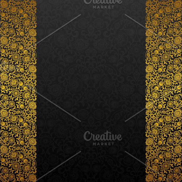 Backgrounds with floral ornament in Illustrations - product preview 3
