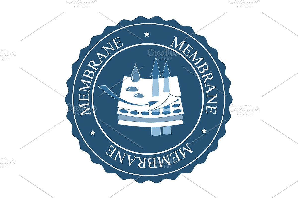 Membrane fabric vector sign in Illustrations - product preview 8