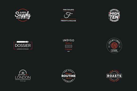 Vintage Logo Collection Round 2 in Logo Templates - product preview 1