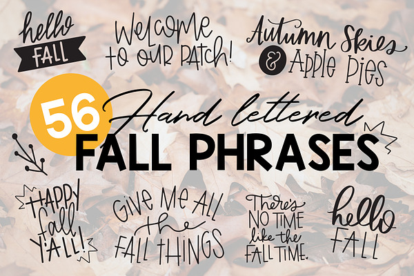 Fall Phrases Font