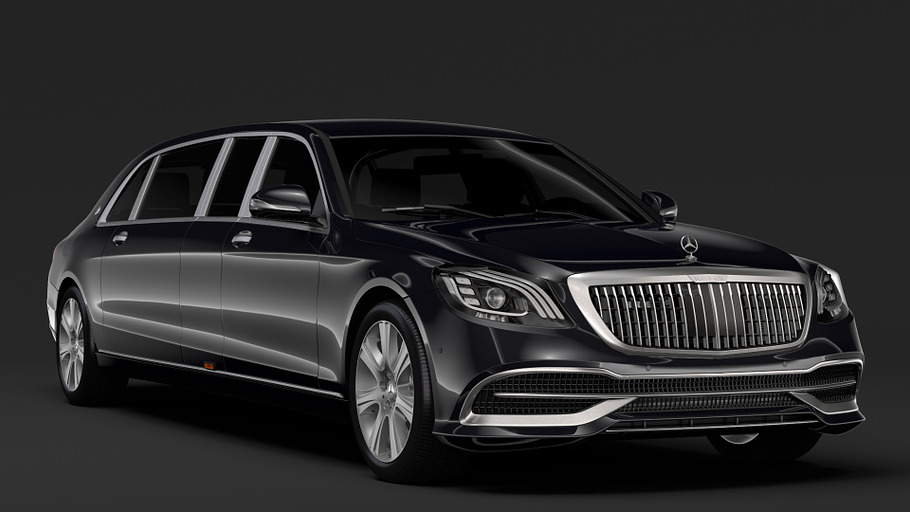 Mercedes Maybach S 650 Pullman Guard in Vehicles - product preview 2