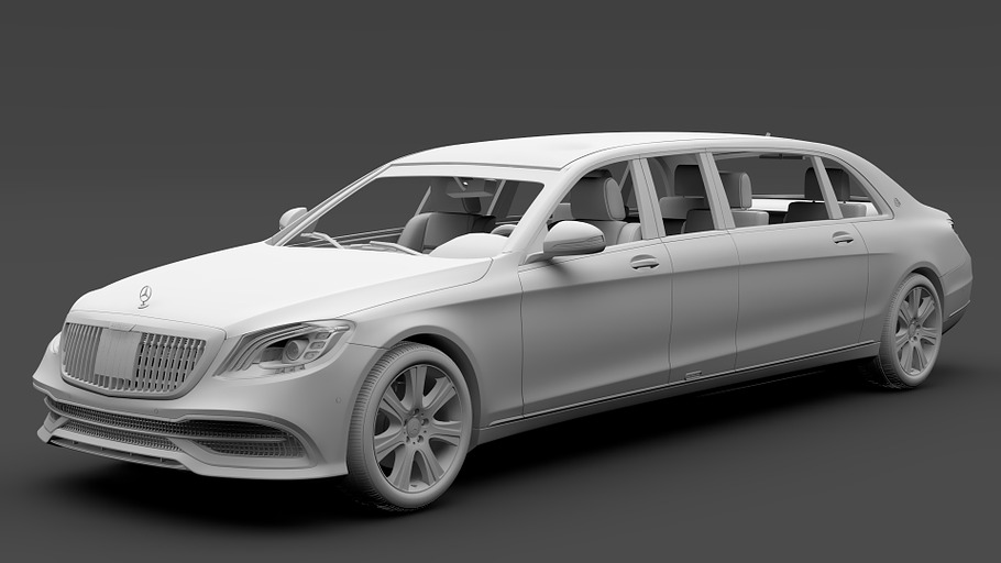 Mercedes Maybach S 650 Pullman Guard in Vehicles - product preview 14