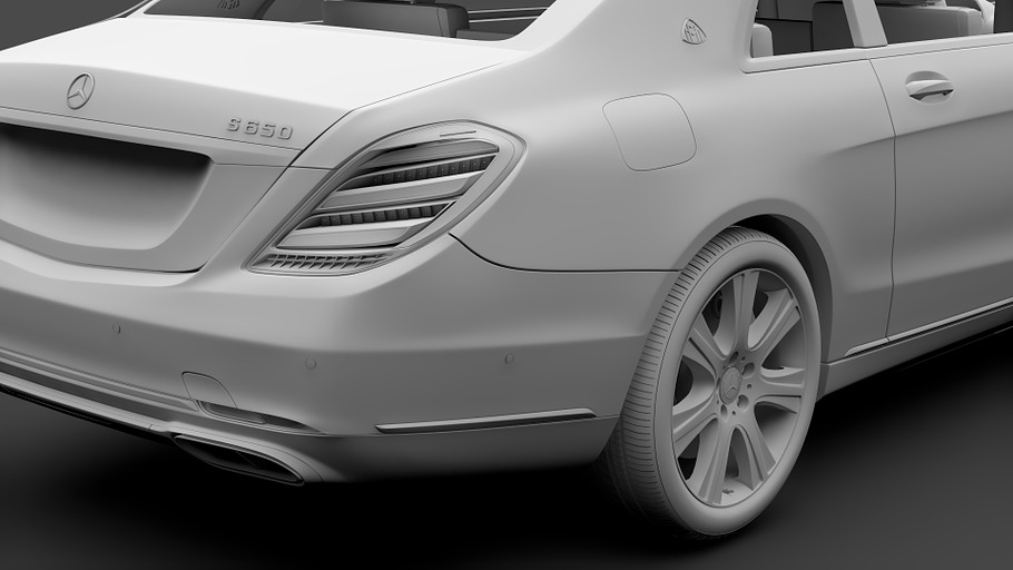 Mercedes Maybach S 650 Pullman Guard in Vehicles - product preview 16