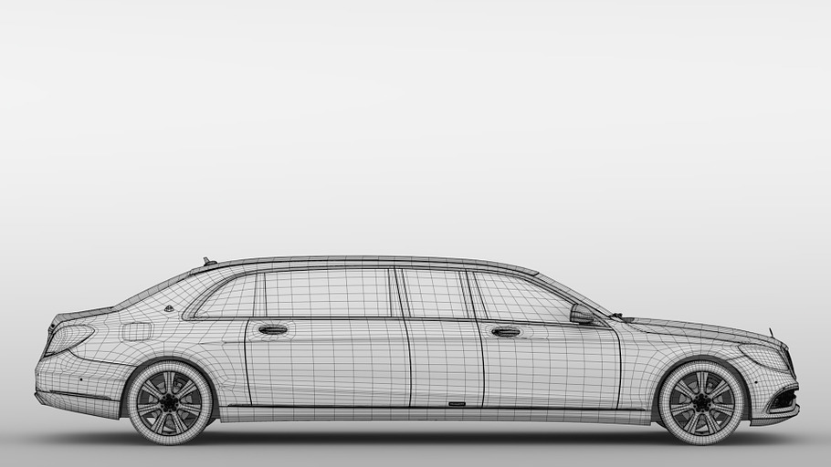 Mercedes Maybach S 650 Pullman Guard in Vehicles - product preview 18