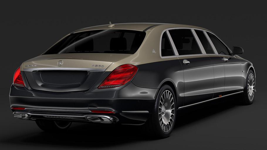 Mercedes Maybach S 650 Pullman VV222 in Vehicles - product preview 3