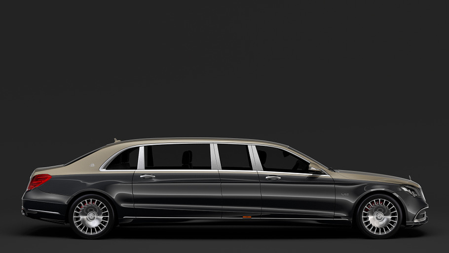 Mercedes Maybach S 650 Pullman VV222 in Vehicles - product preview 5