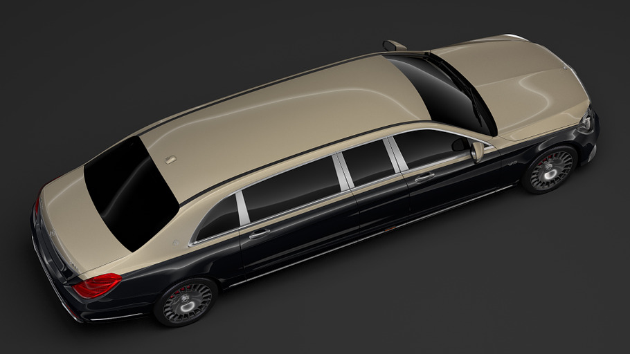 Mercedes Maybach S 650 Pullman VV222 in Vehicles - product preview 7
