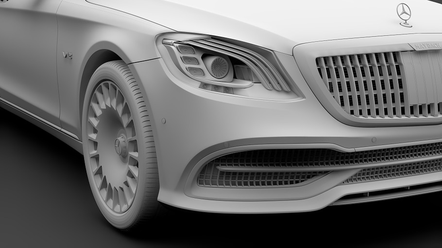 Mercedes Maybach S 650 Pullman VV222 in Vehicles - product preview 9