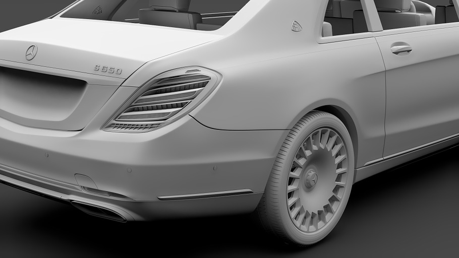 Mercedes Maybach S 650 Pullman VV222 in Vehicles - product preview 12