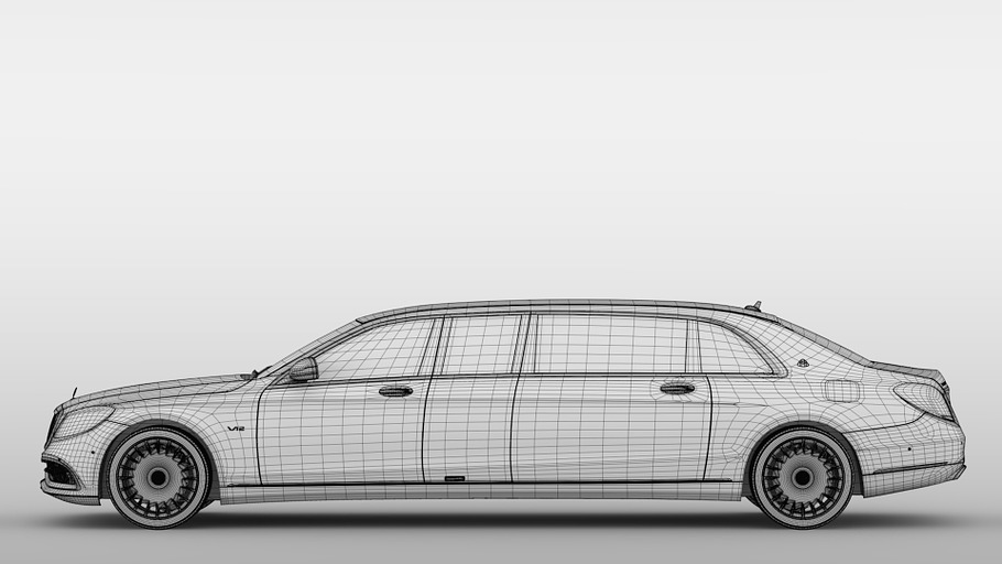 Mercedes Maybach S 650 Pullman VV222 in Vehicles - product preview 16