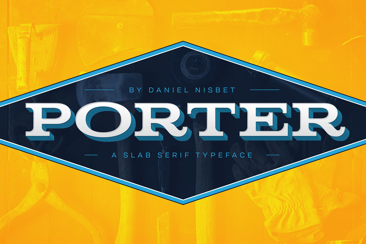 Porter - A Slab Serif Display Font in Slab Serif Fonts - product preview 8