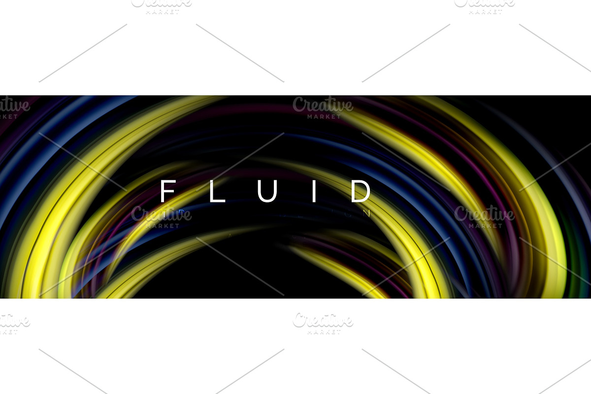 Fluid color motion concept in Illustrations - product preview 8
