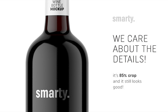 Wine bottle mockups in Product Mockups - product preview 3