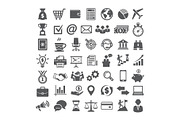 Business icons set. Icons for