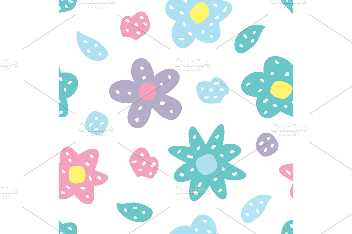 Childish seamless pattern with in Illustrations - product preview 8