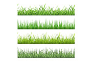 Green field grass. Horizontal vector