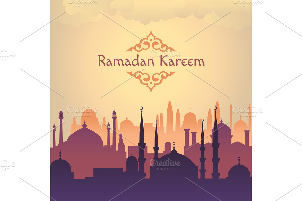Ramadan arabik mosgue vector in Graphics - product preview 8
