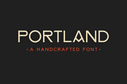 PORTLAND — Handcrafted Vintage Font