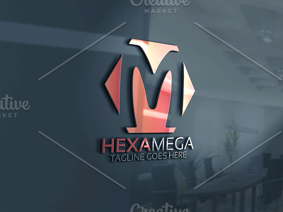 Mega Hexa Logo in Logo Templates - product preview 2