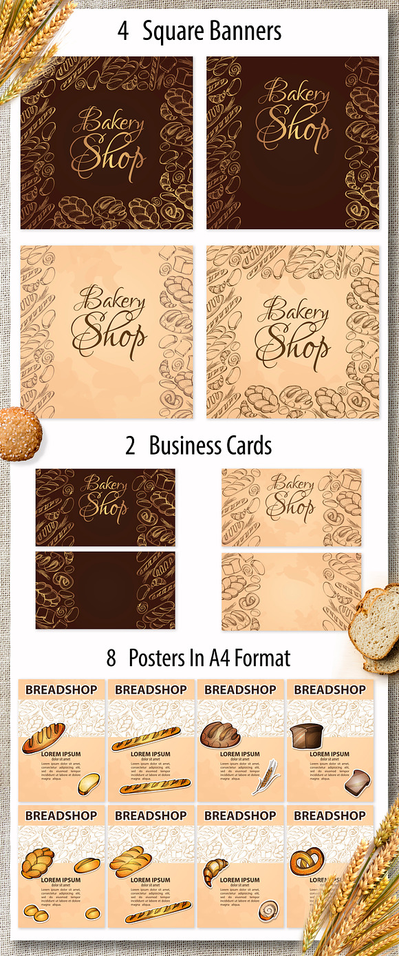 Bread house kit in Graphics - product preview 2