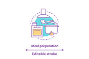 Food preparation concept icon